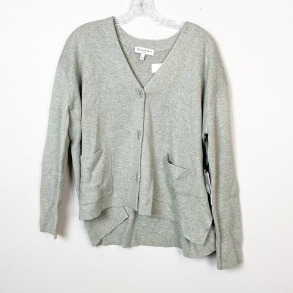 Michael Stars Milano V-neck Cardigan grey small - Picture 2 of 6